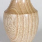 Russ Babbitt - Ash hollow form vessel that Lyle Jameison started during his demo Oct. 4, 2003 - 5 1/2" H x 3" Dia.